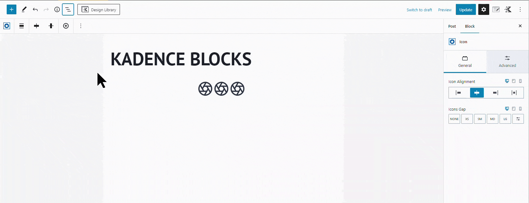 Icon block select icon