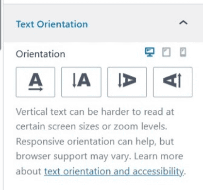 text-orientation