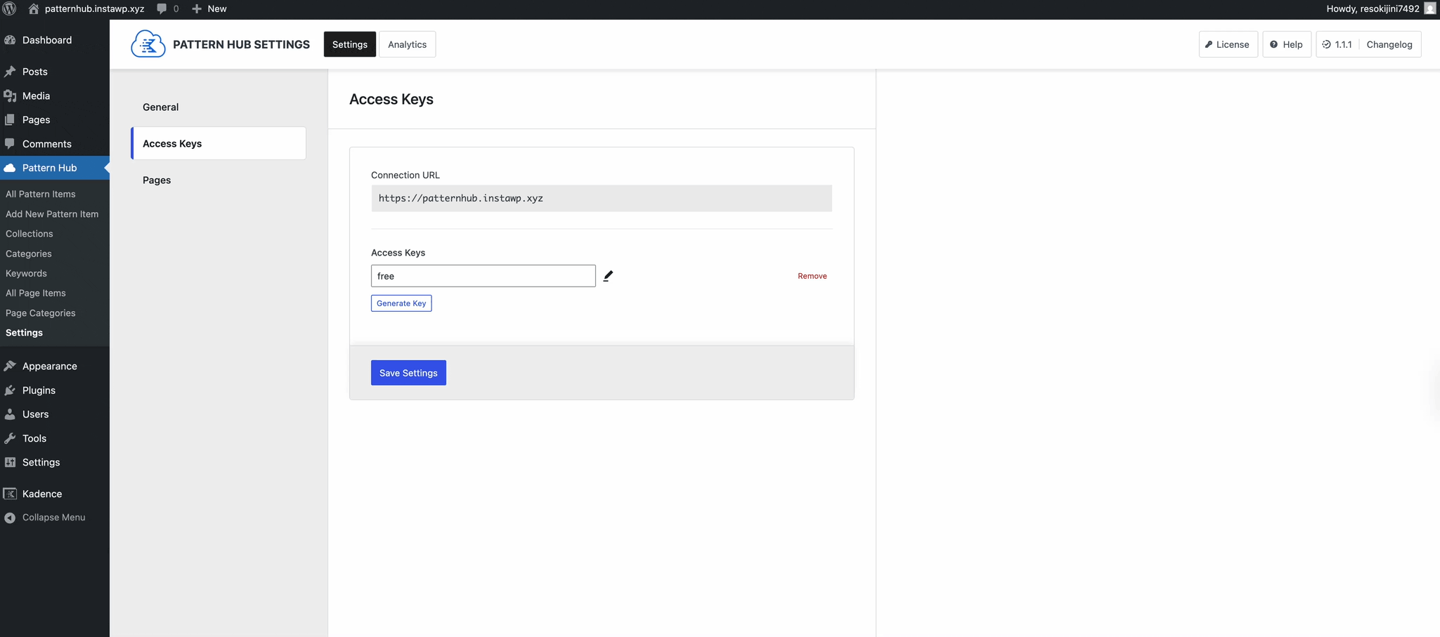 Assigning Collections to Access Keys