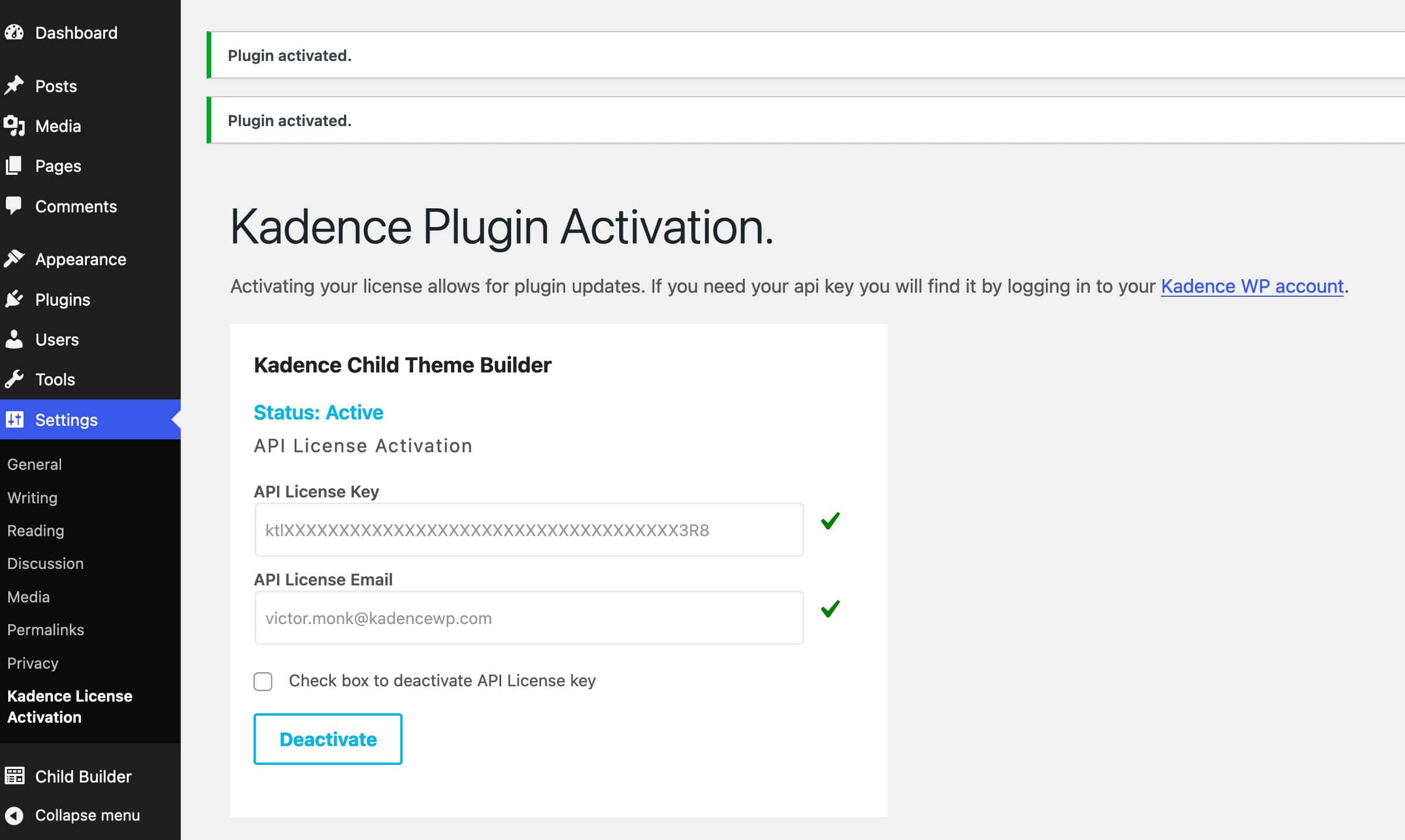 License Plugin