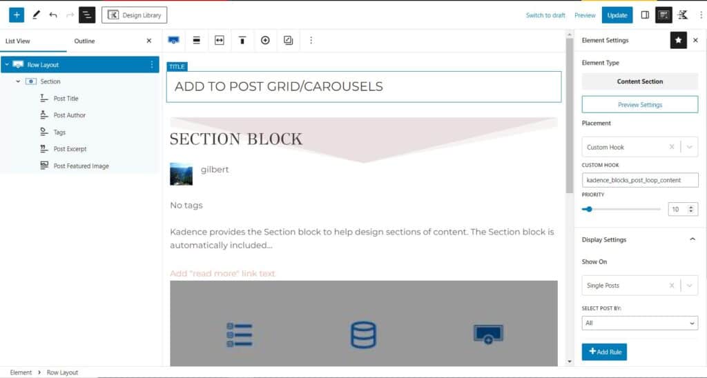 Posts Block - Kadence WP Documentation