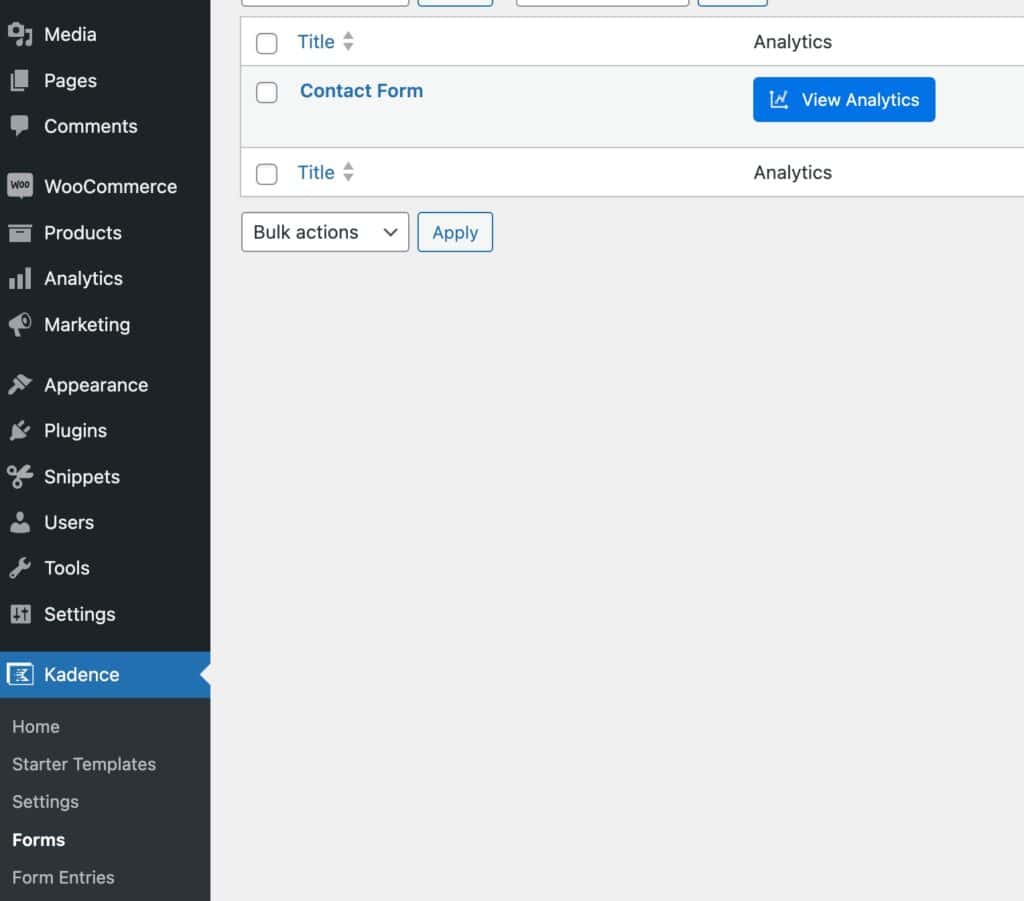 View Analytics