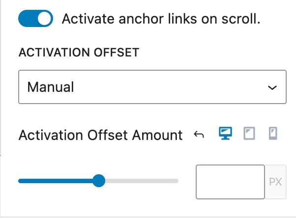 Activate Anchor Links On Scroll