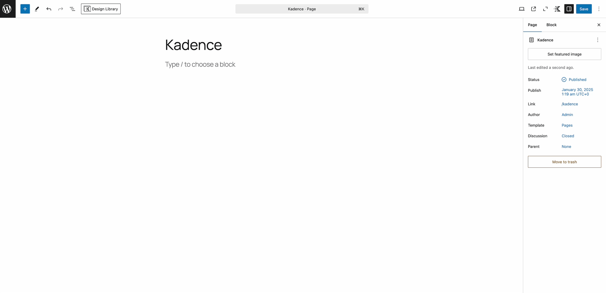 Adding Design Library Patterns