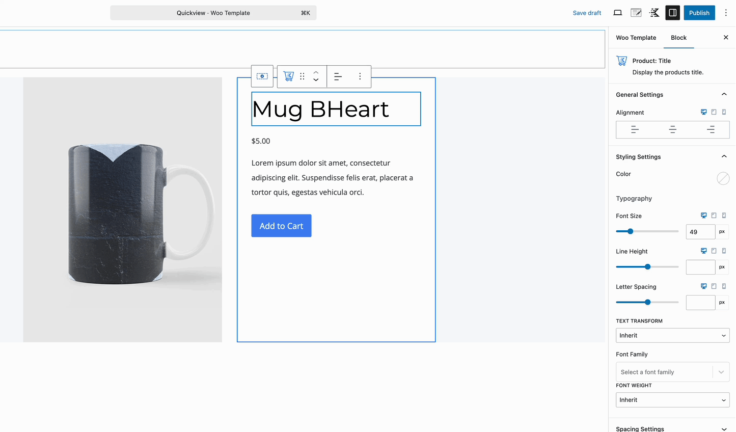 Dynamic Content in Quickview Templates
