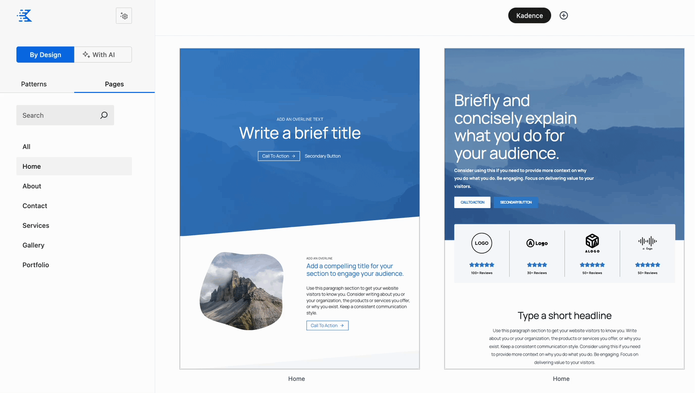 Navigating the Design Library