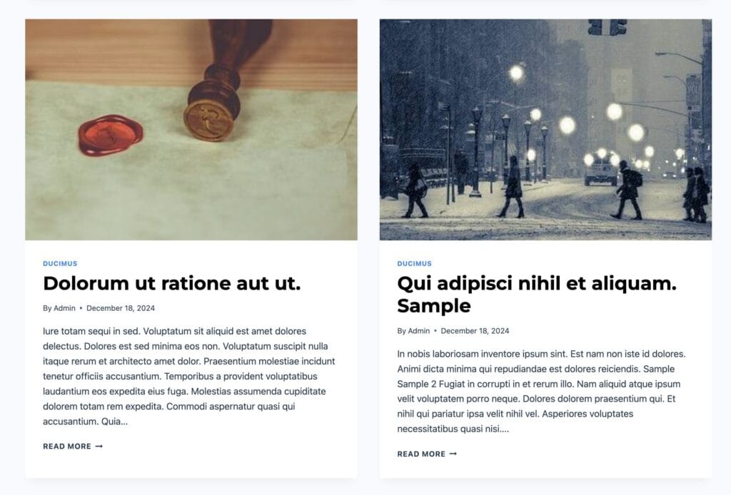 Sample Boxed Content