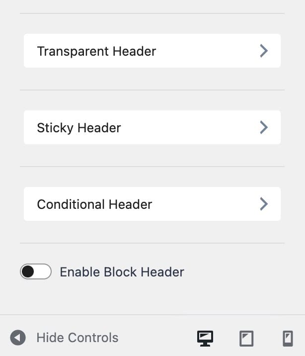 Additional General Settings