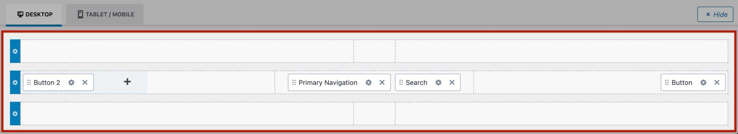 Header Rows Highlighted
