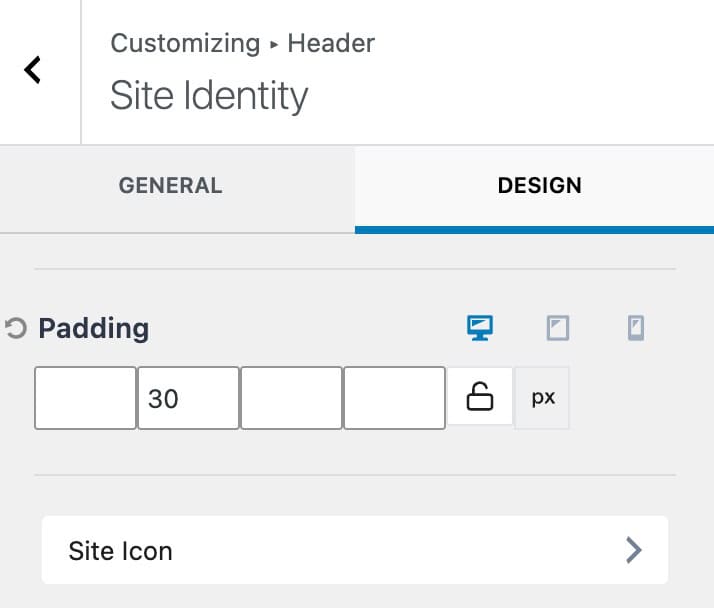 Logo Design Settings