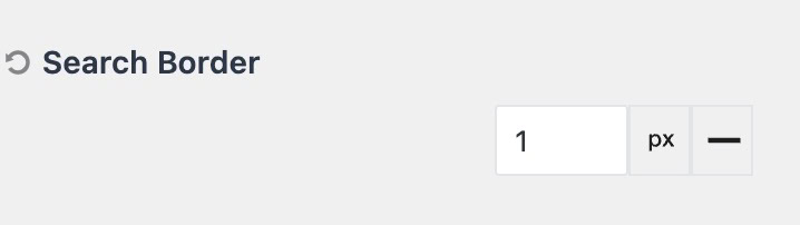 Search Border