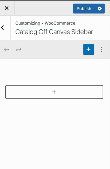 Off Canvas Sidebar