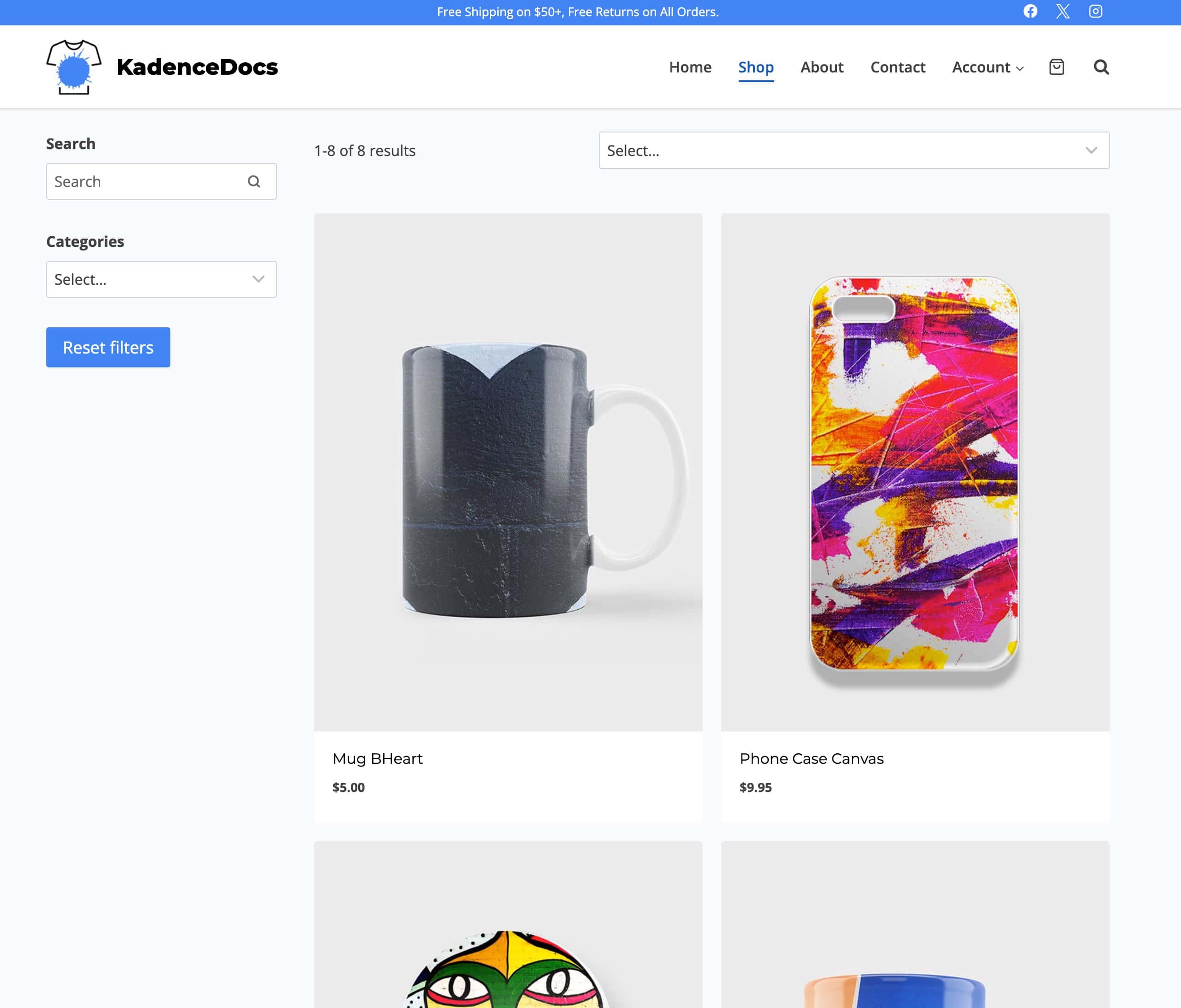 Product Archive Demo