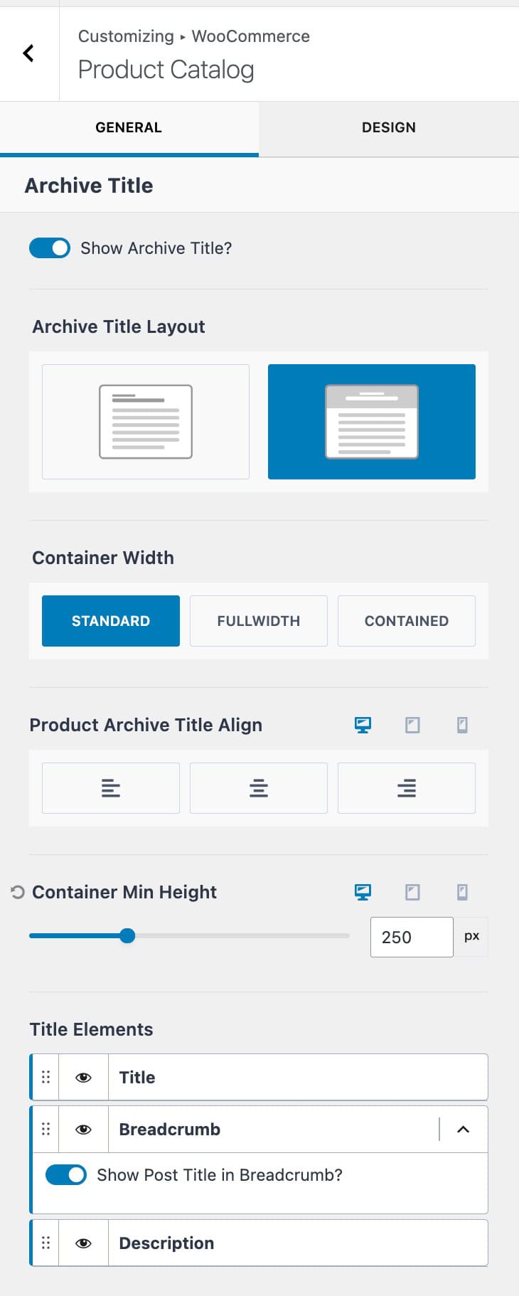 Product Catalog General A