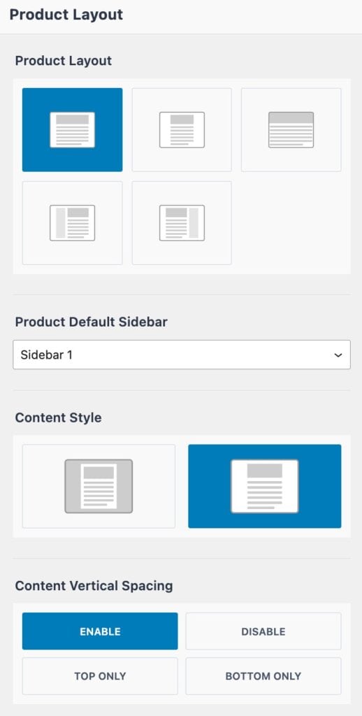 Product Layout A