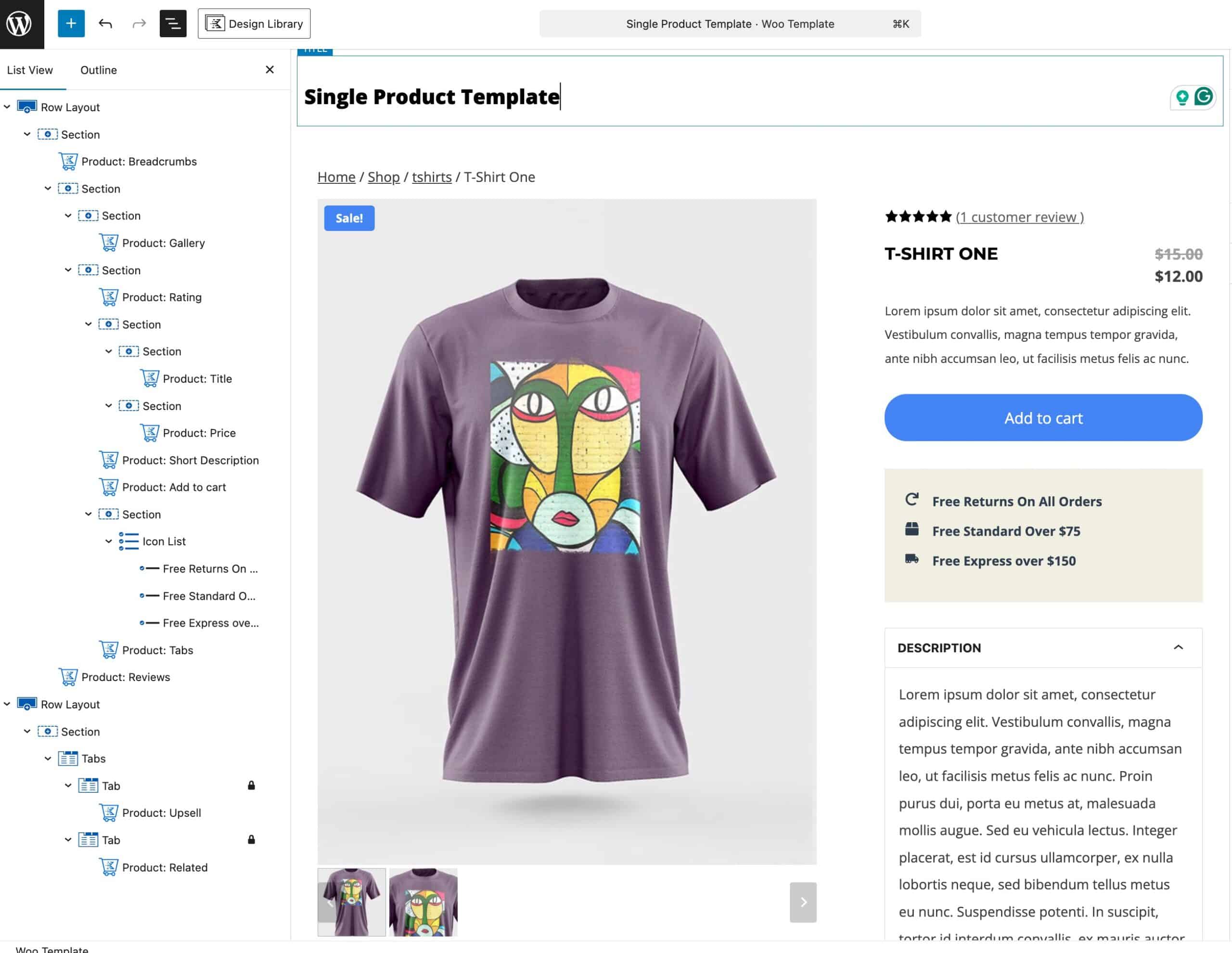 Single Product Demo 1