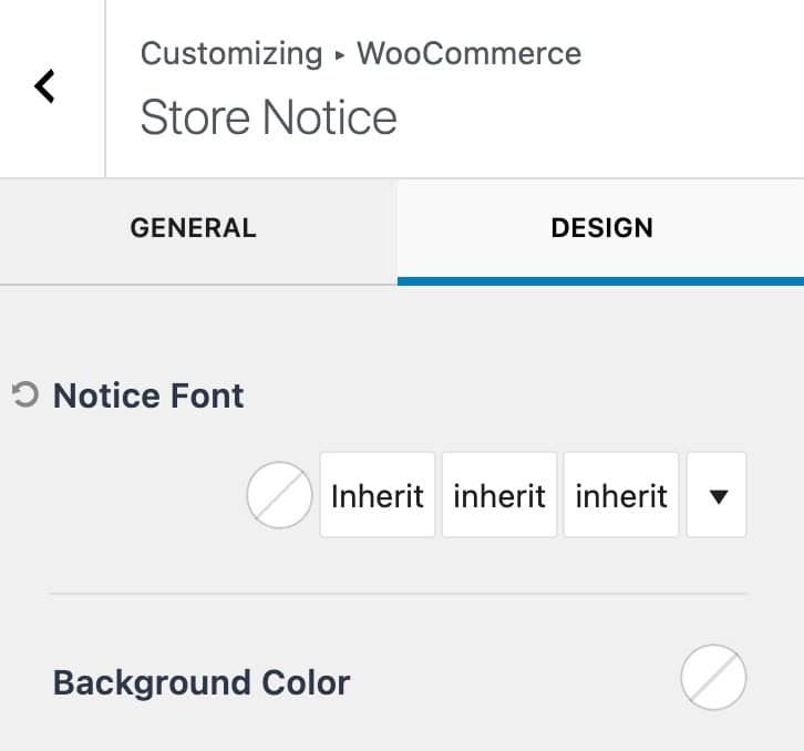 Store Notice Design