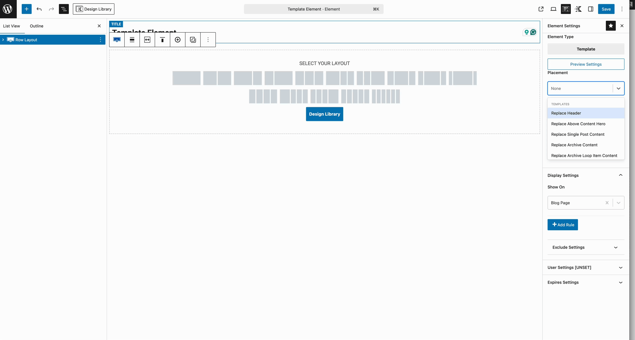 Replace Above Content Hero