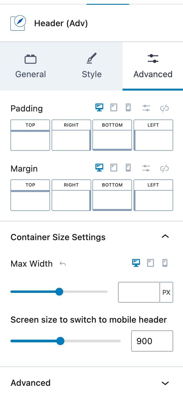 Screen Size to Switch