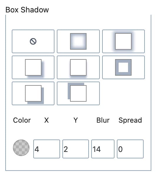 Shadow Presets