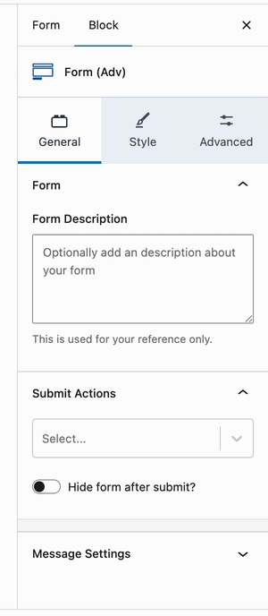 Kadence Form Adv - adding FluentCRM integration
