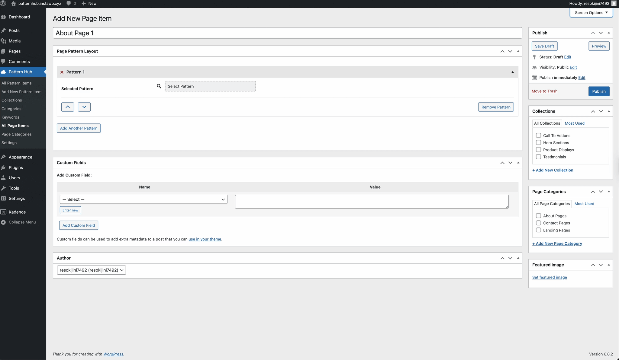 Creating Pattern Hub Pages