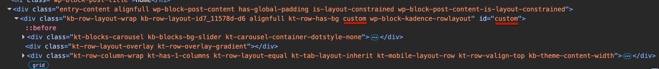 Front End Code Sample