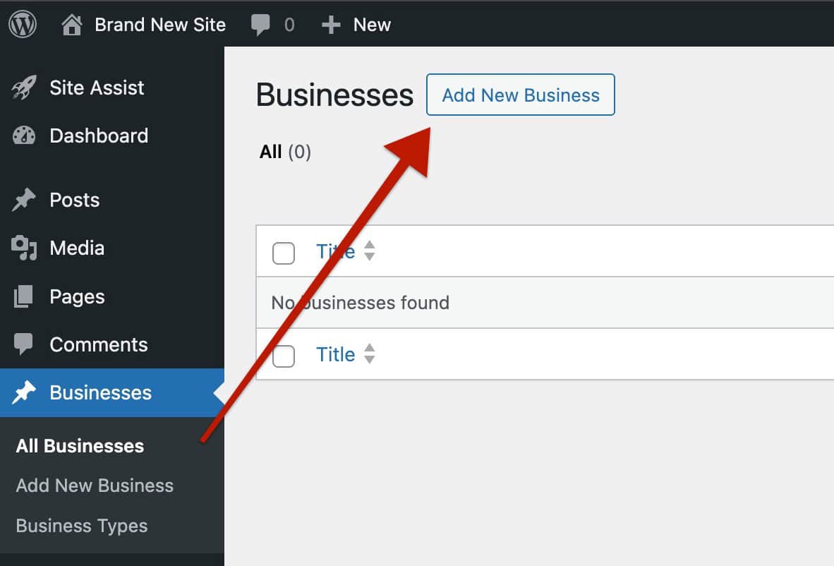 Adding a new Custom Post