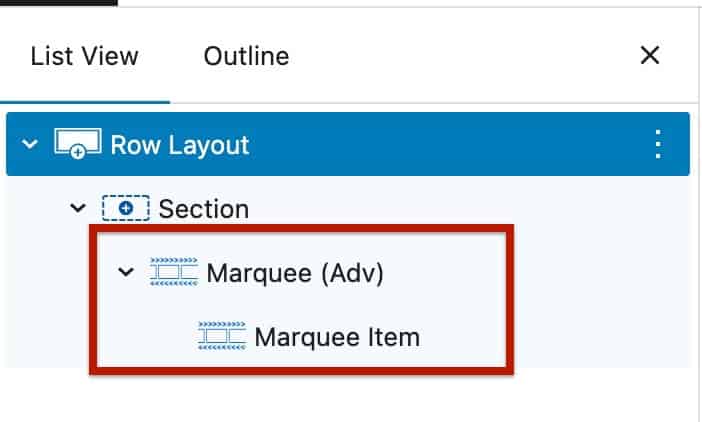 Marquee Block Nesting