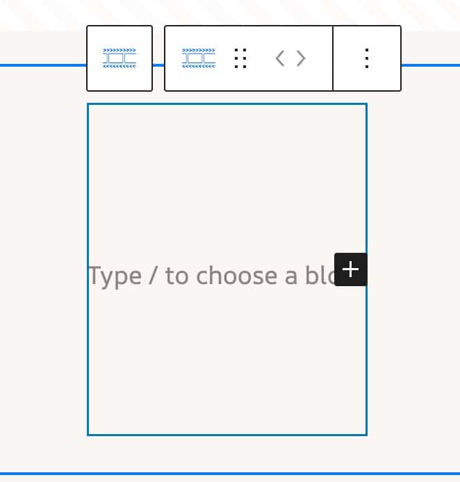 Marquee Block Selected