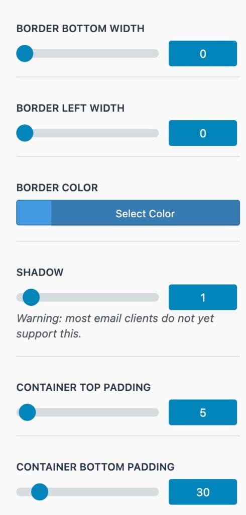 Container Settings 2