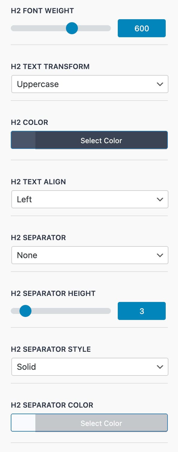 Content Heading Styles 2