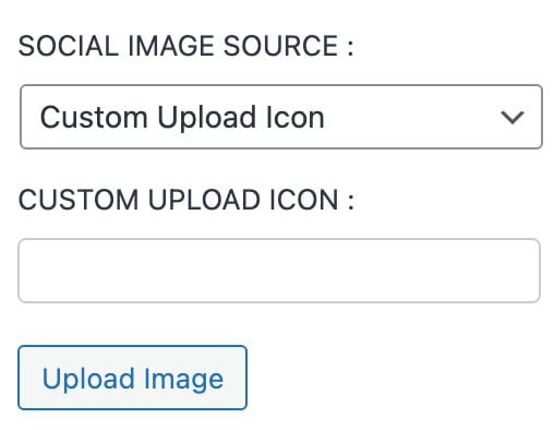 Custom Upload Icon