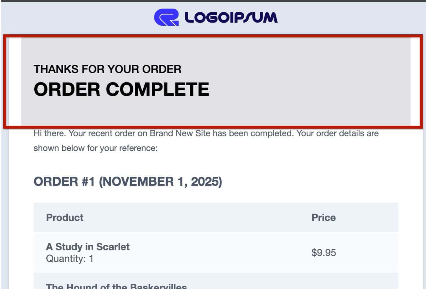 Header Style Section