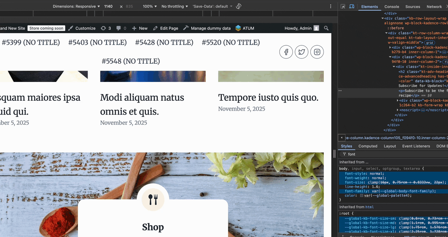 Showing the Clamp in action