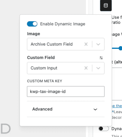 Dynamic Content Settings