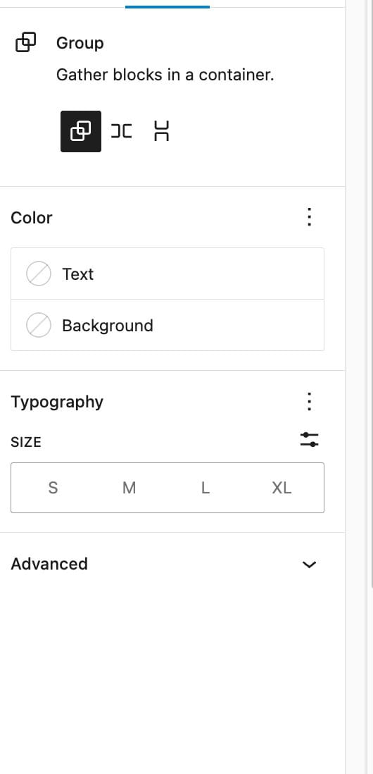 Group Disabled State