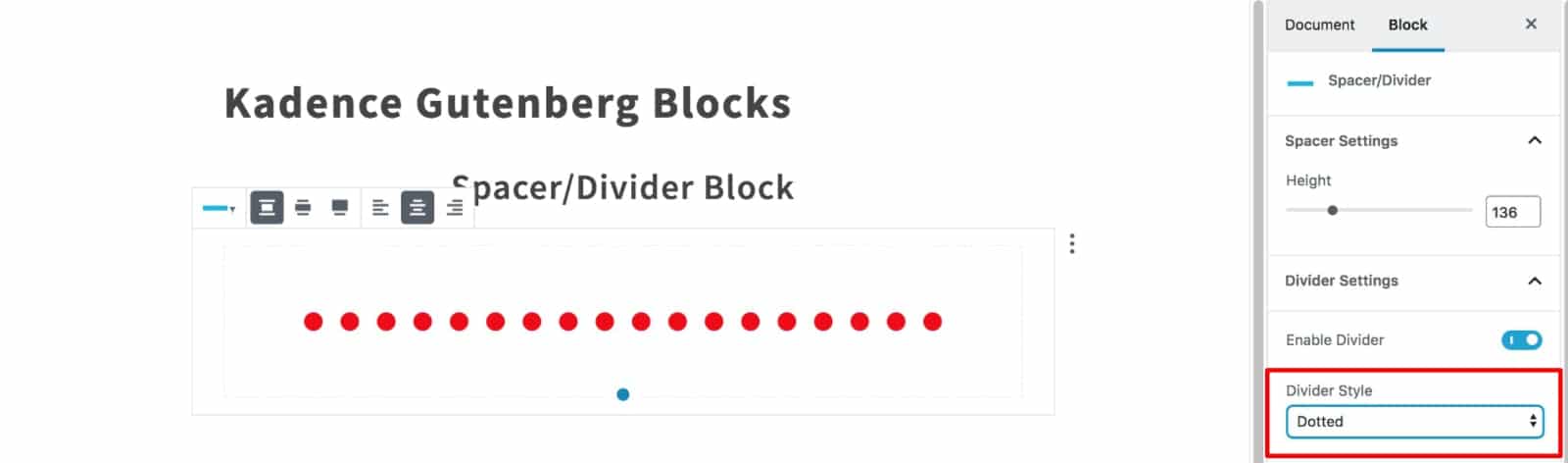 Dotted Divider