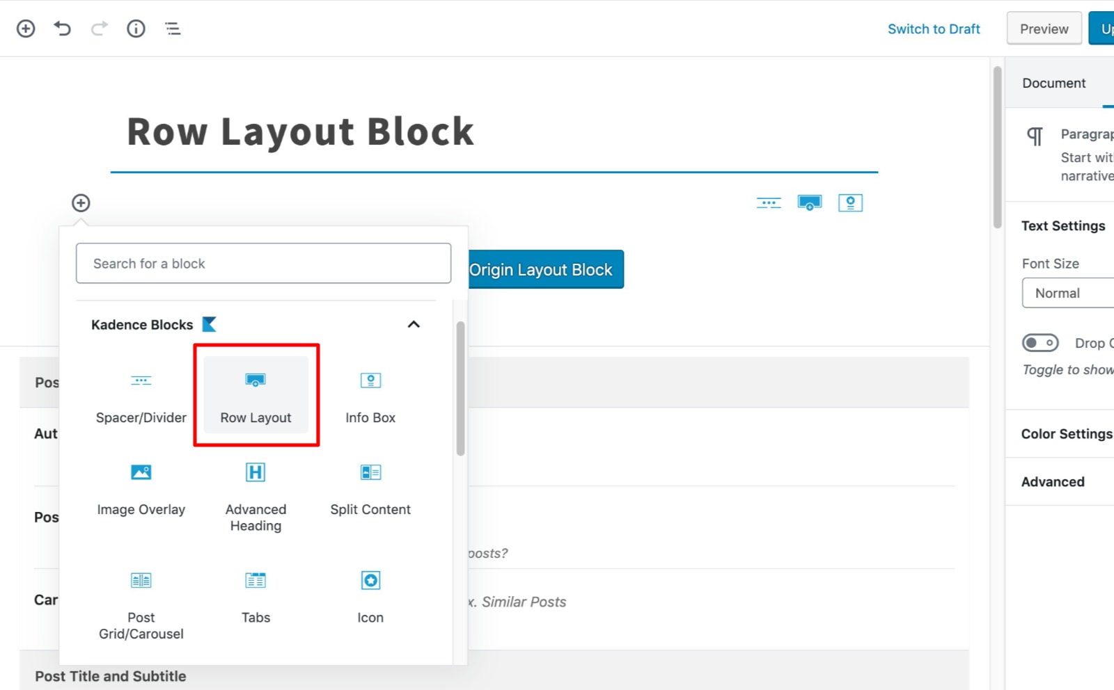 Posts Block - Kadence WP Documentation