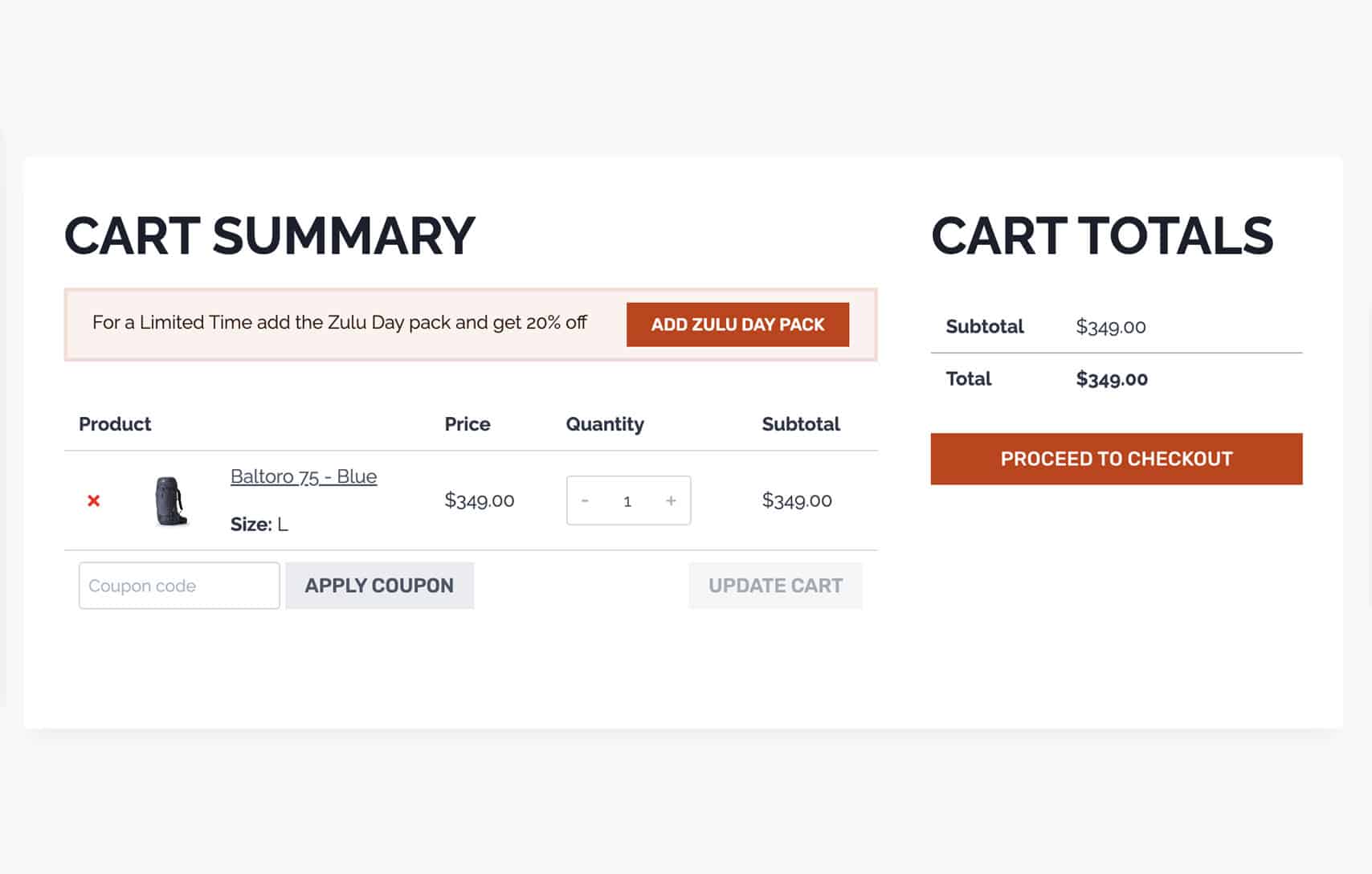 woocommerce shop kit checkout flow