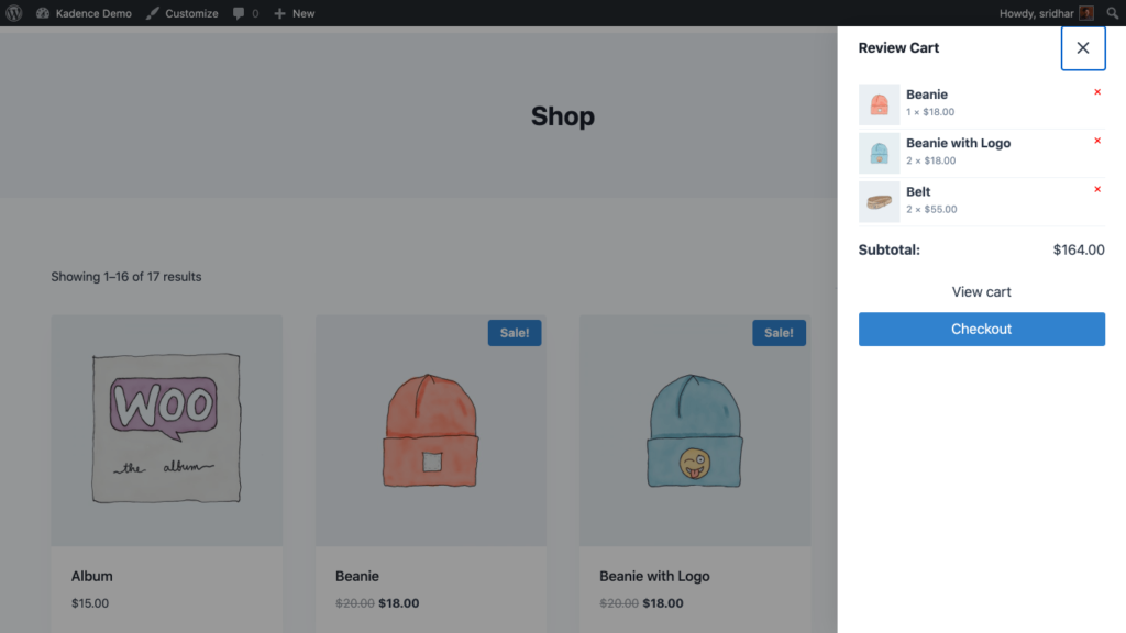 Add to cart behaviour - Show the cart popout on add to cart