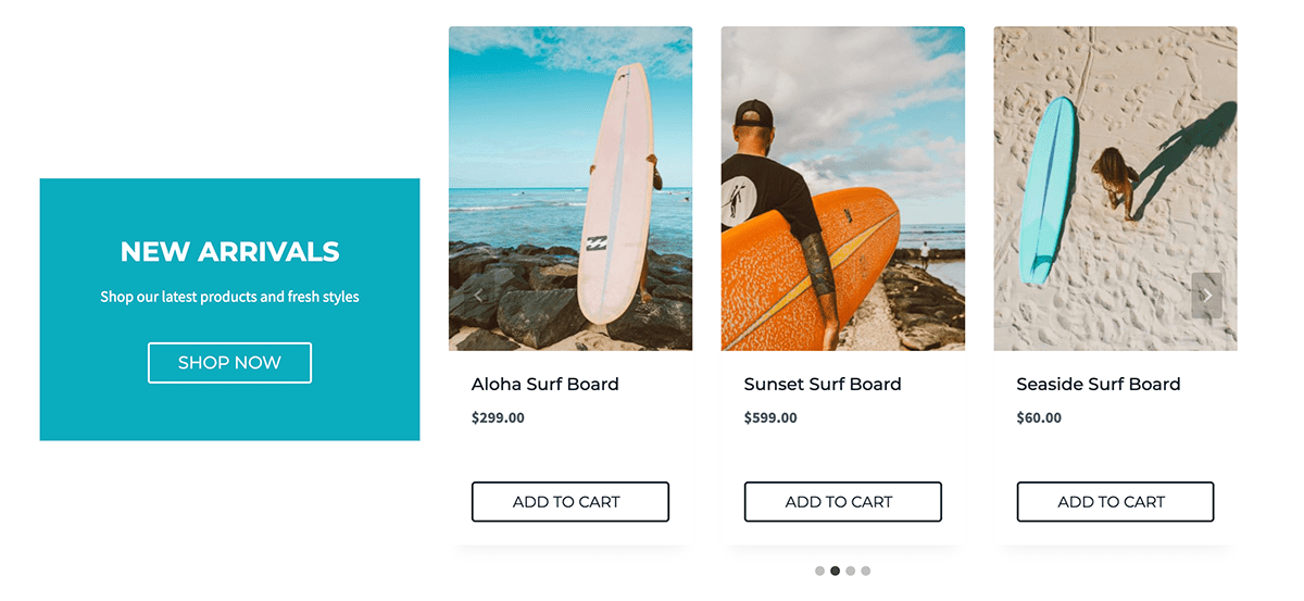 Surf style website discount