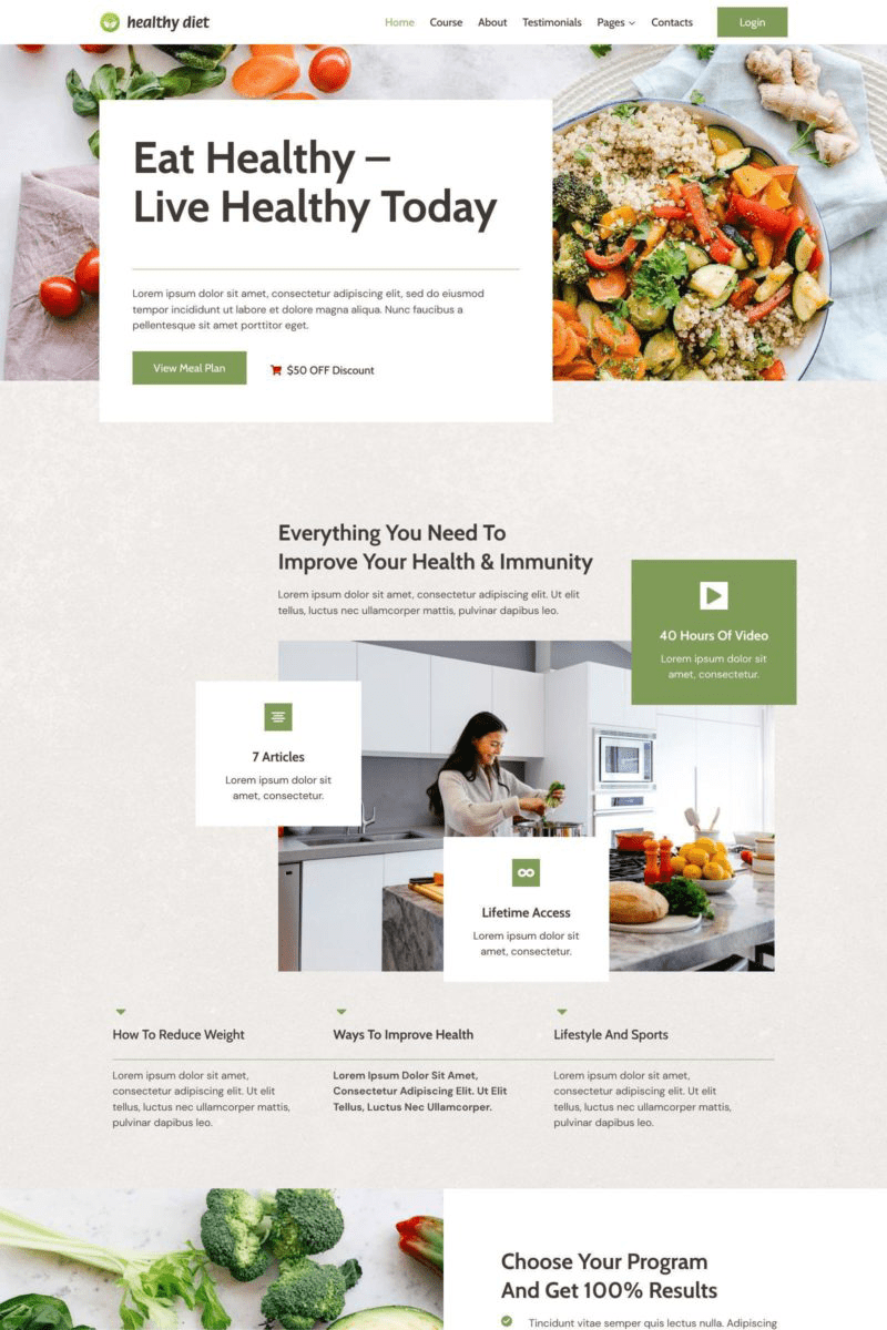 Nutrition Course Kadence Theme Nutrition Course Kadence Theme