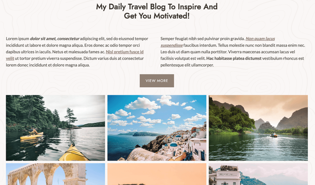 Travel Blog Kadence Theme