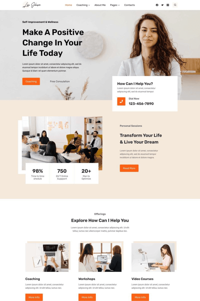 Life Coach - Kadence Theme Life Coach - Kadence Theme