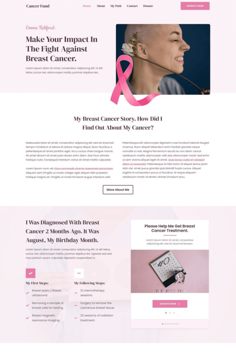 Cancer Fund Starter Template