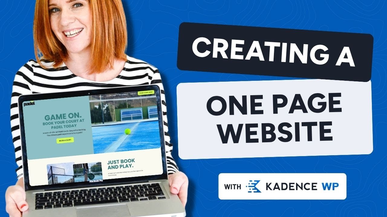 How to create a One Page Website