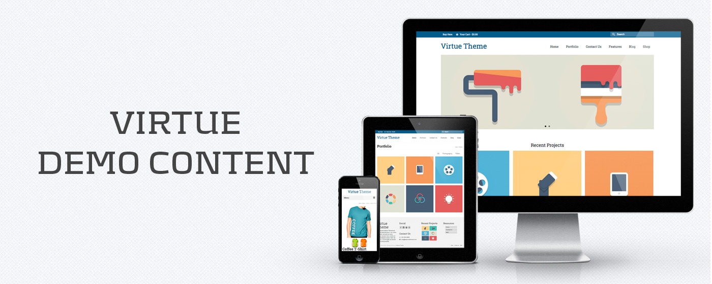 Install Virtue Premium with Demo Content