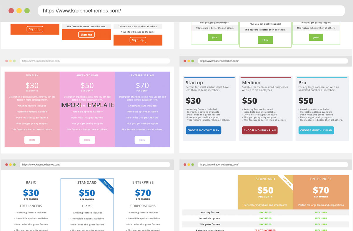 kt pricing table 02