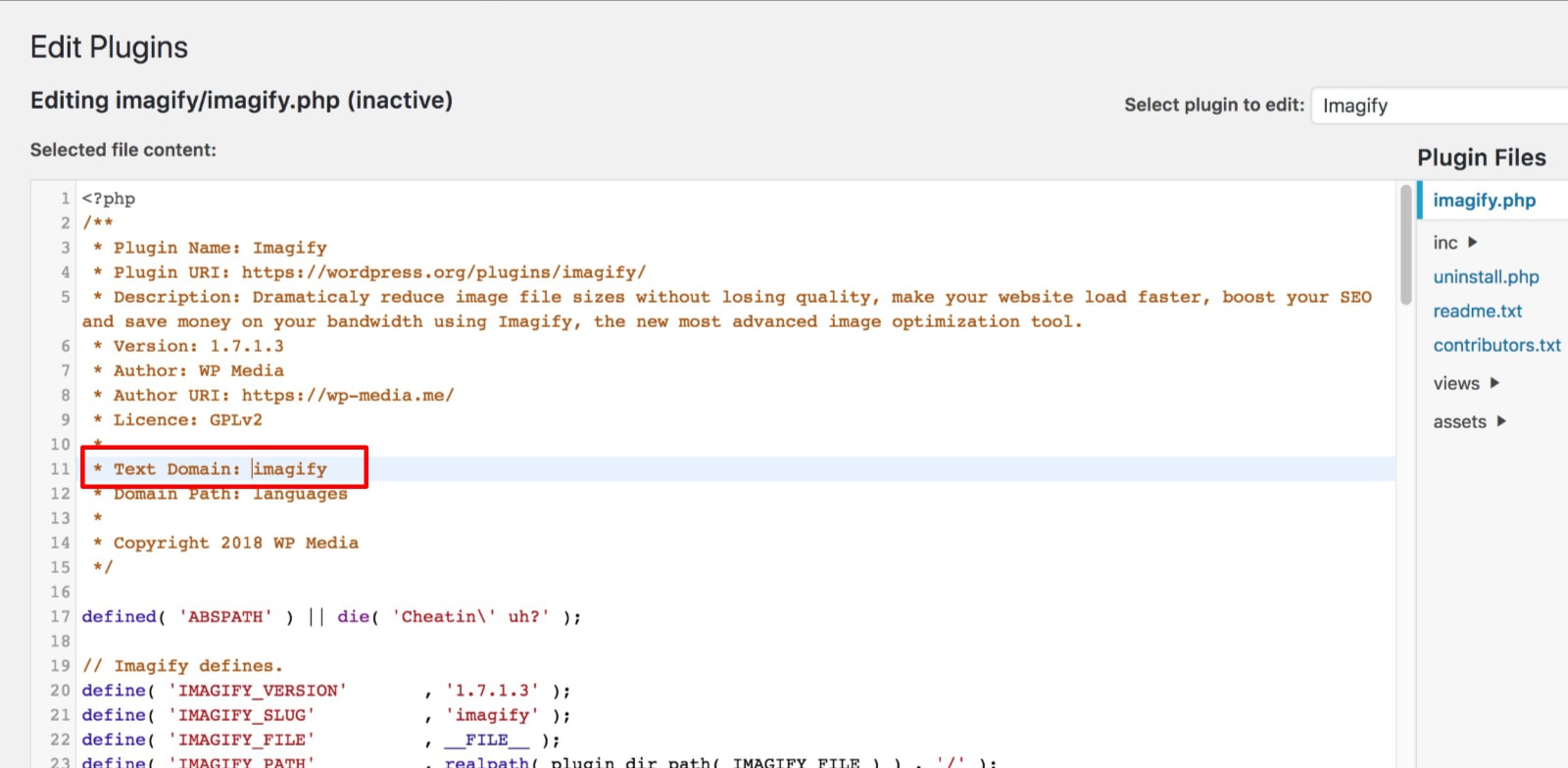 What is Text Domain in WordPress 